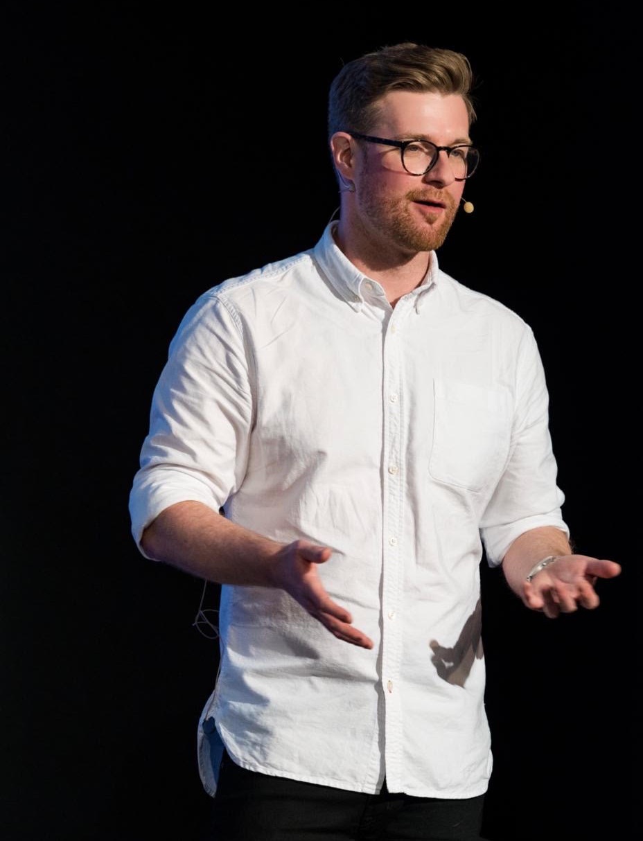 Richard Blakeborough presenting
